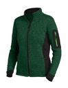 FHB MARIEKE Strick-Fleece-Jacke Damen grün