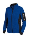 FHB MARIEKE Strick-Fleece-Jacke Damen royalblau