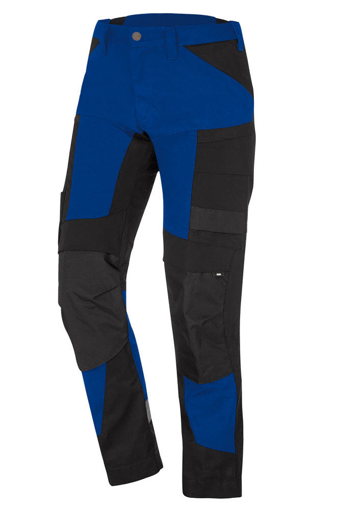 FHB LEO Arbeitshose elastisch royalblau
