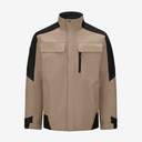 FHB LARS Arbeitsjacke beige-schwarz