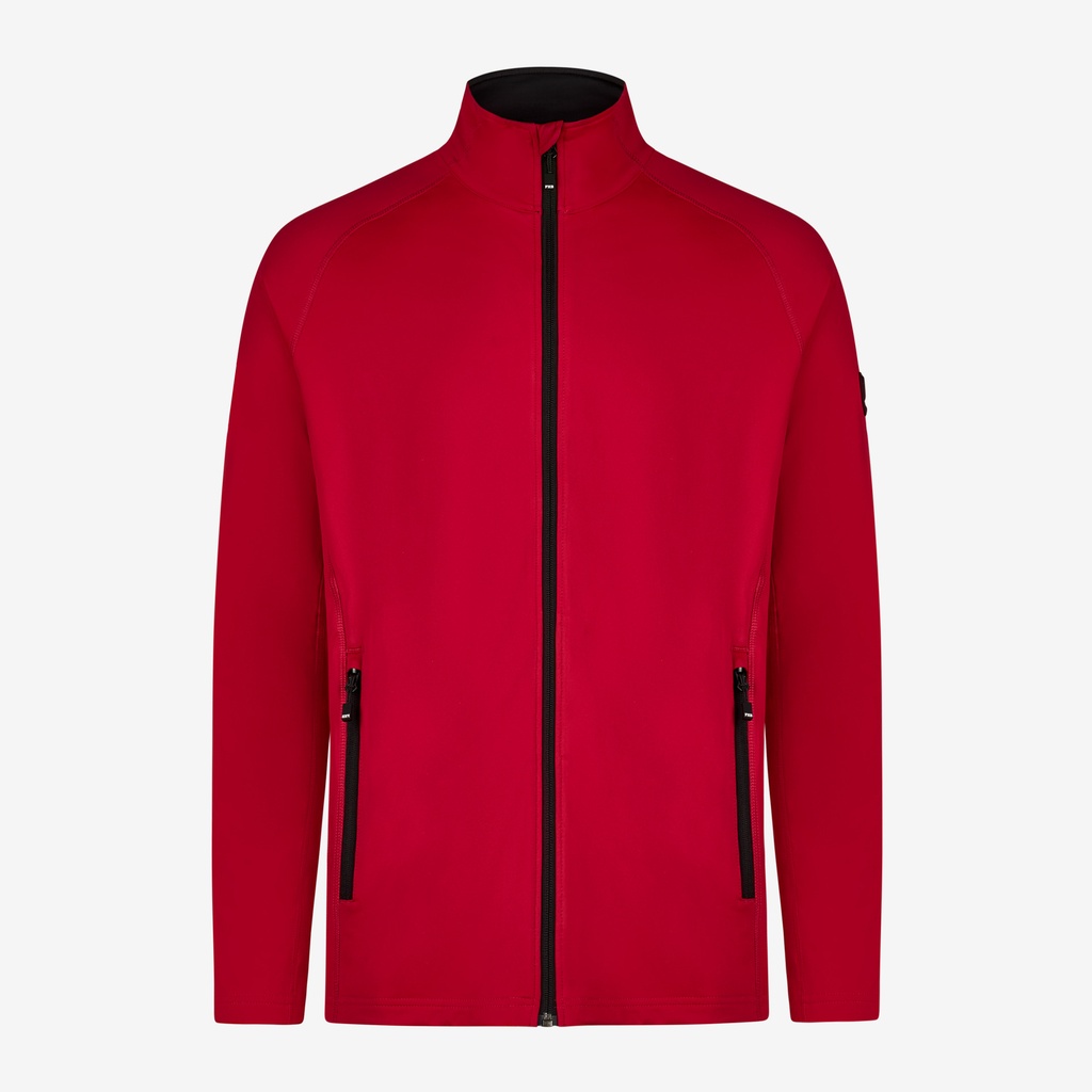 FHB KUNO Fleece-Jacke rot