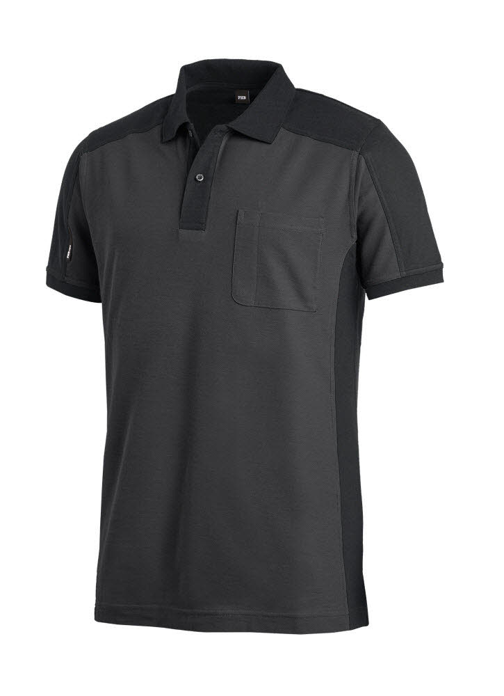 FHB Konrad Polo-Shirt grau Herren