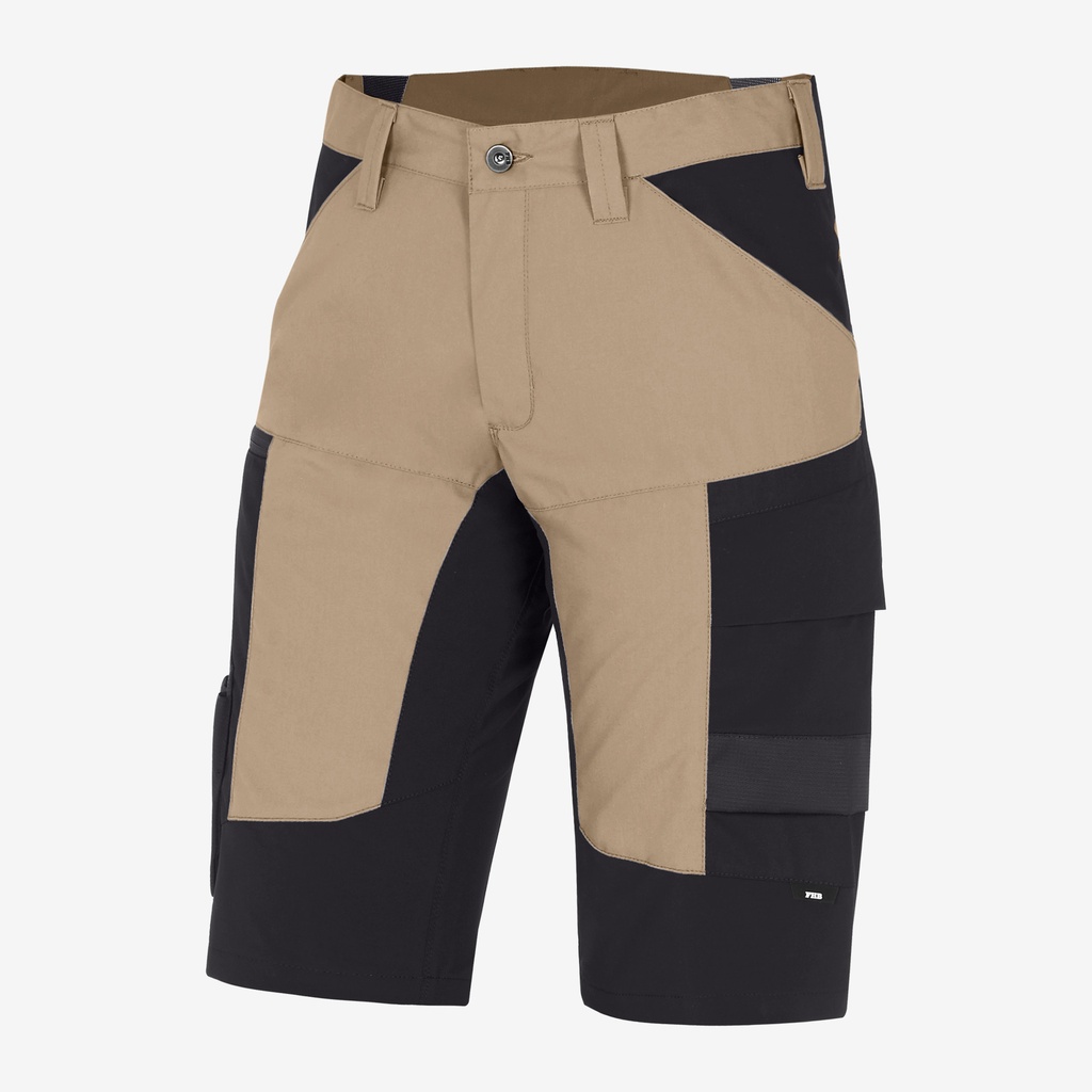 FHB KIM Bermuda elastisch beige-schwarz