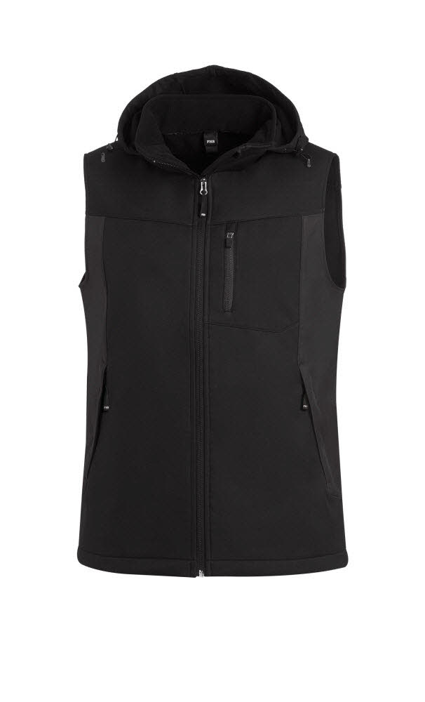 FHB Justus Softshellweste grau Herren
