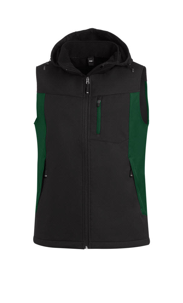 FHB JUSTUS Softshellweste grün 