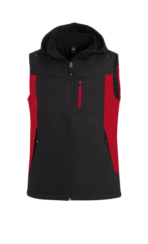 FHB JUSTUS Softshellweste rot 