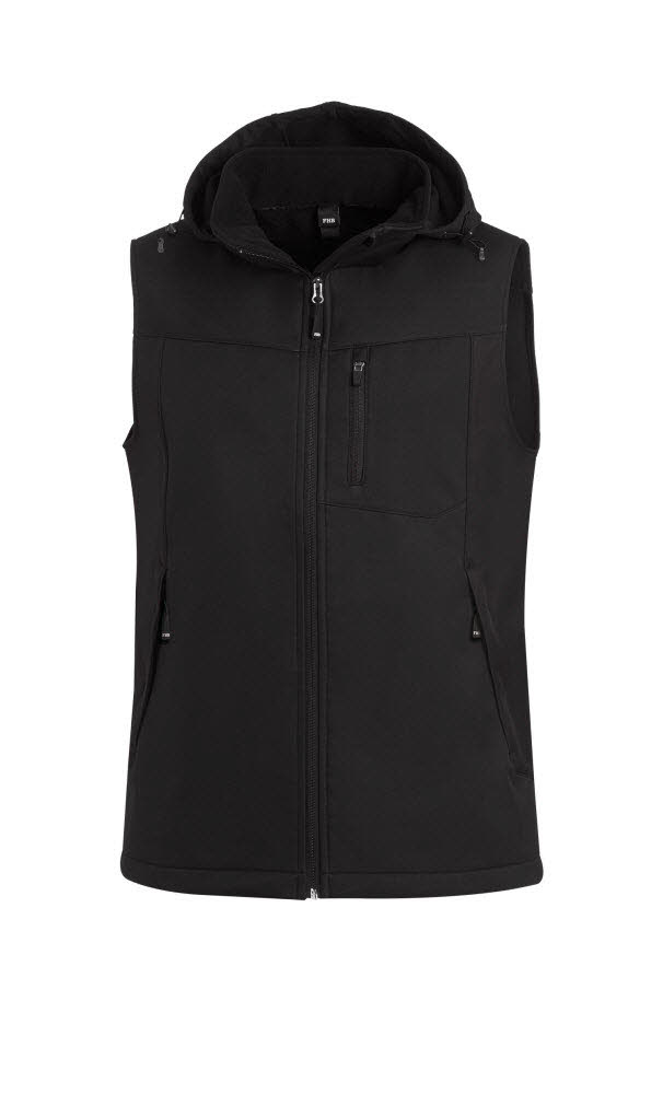 FHB JUSTUS Softshellweste schwarz 