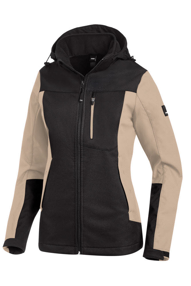 FHB JULIA Softshelljacke Damen beige