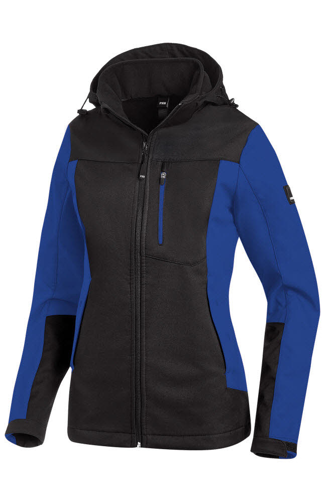 FHB JULIA Softshelljacke Damen royalblau