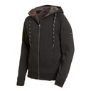 FHB JÖRG Sweater-Jacke mit Kapuze schwarz 