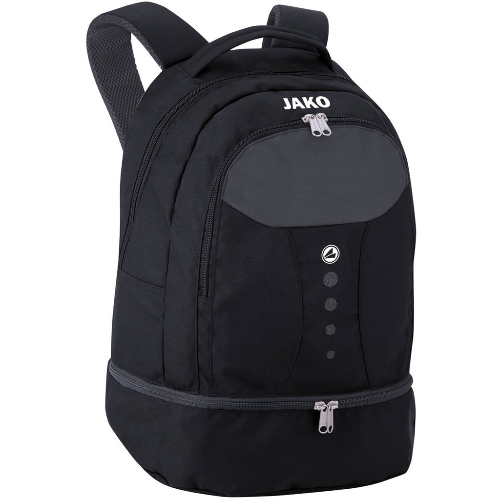 Jako Striker Rucksack mit Bodenfach schwarz