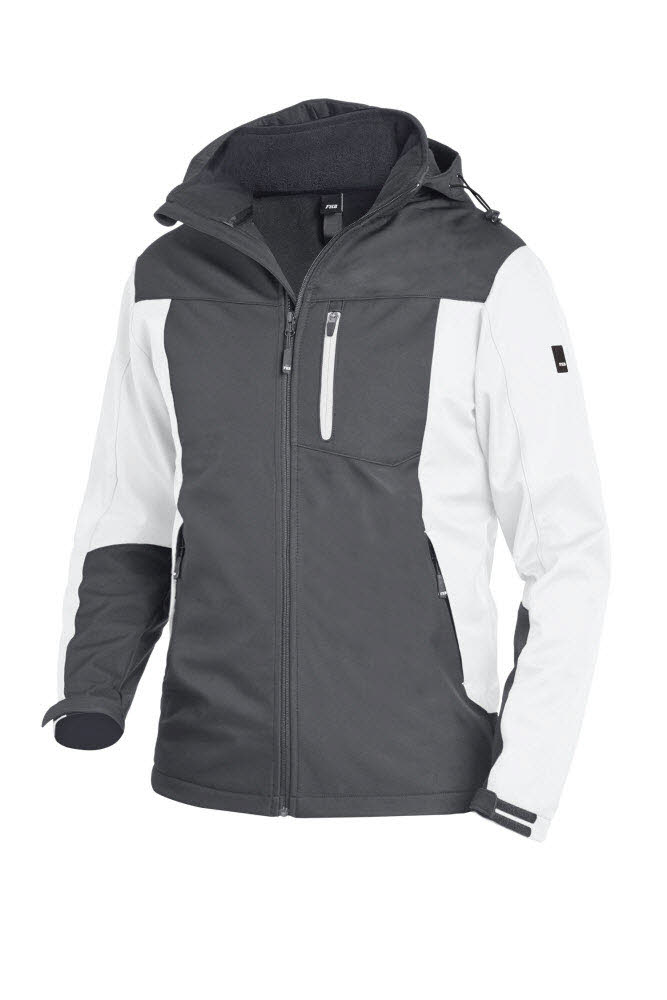 FHB Jannik Softshelljacke weiß Herren