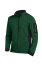 FHB CHRISTOPH Strick-Fleece-Jacke grün 