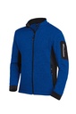 FHB CHRISTOPH Strick-Fleece-Jacke royalblau