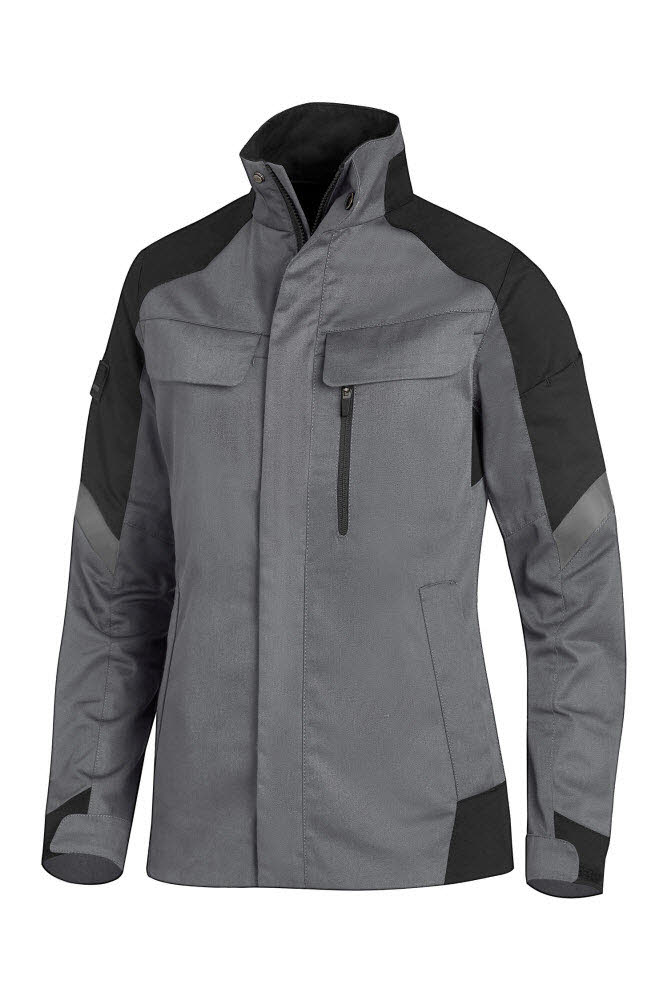 FHB ANDREA Arbeitsjacke Damen grau