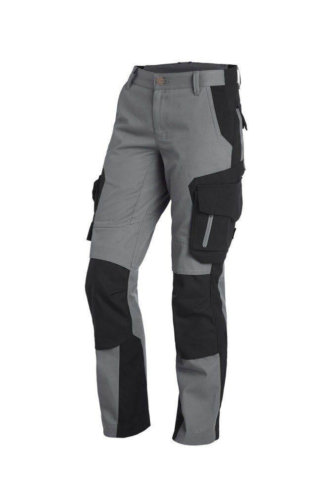 FHB ALMA Arbeitshose Damen grau