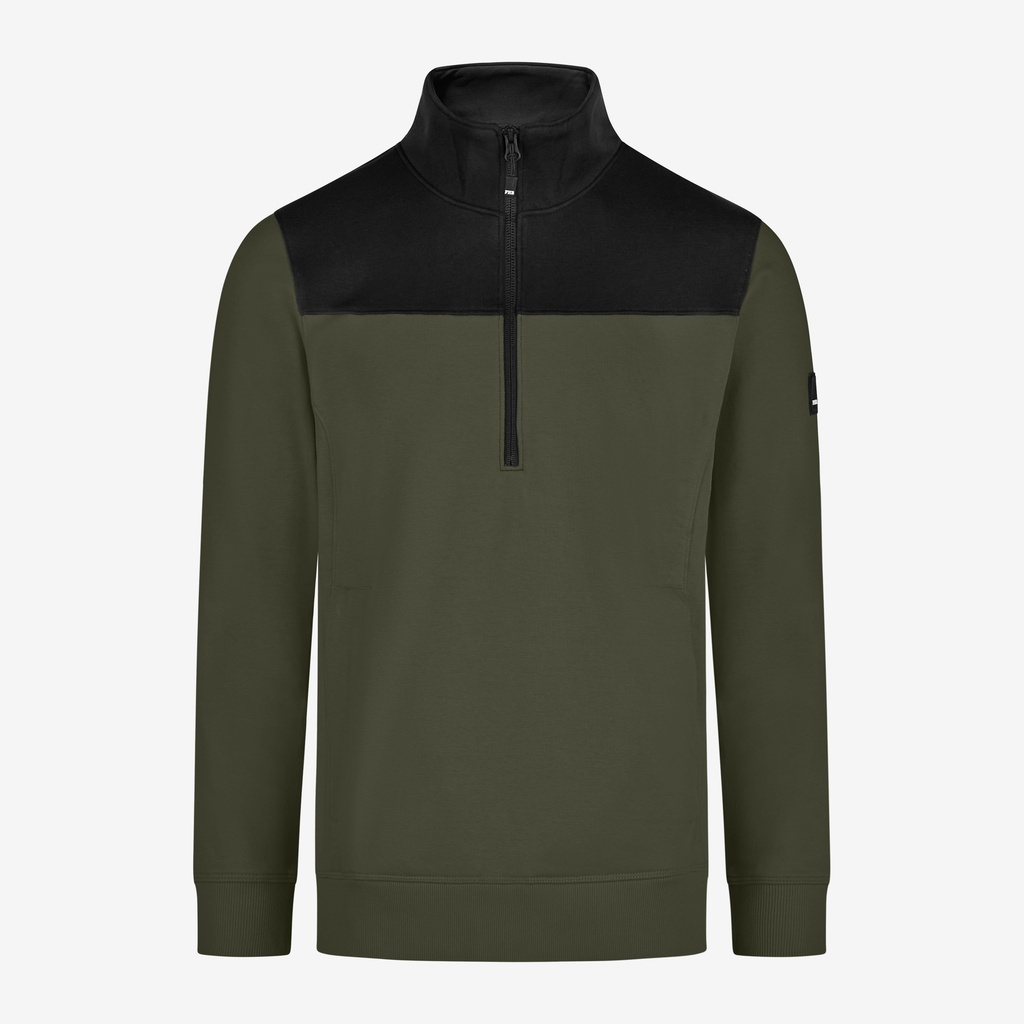 FHB ROB Zip-Sweatshirt unisex oliv