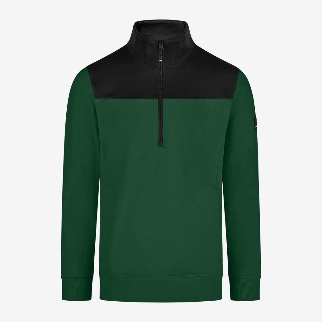 FHB ROB Zip-Sweatshirt unisex grün