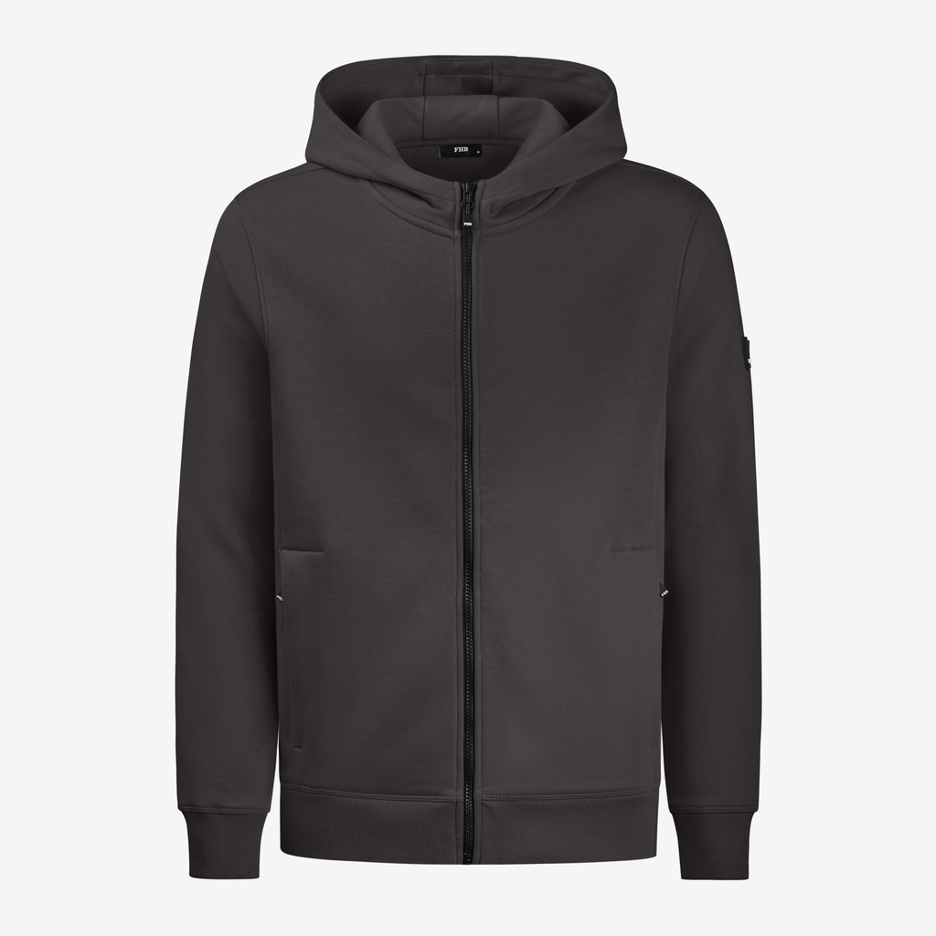 FHB QUENTIN Hoodie Jacke unisex anthrazit
