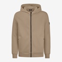 FHB QUENTIN Hoodie Jacke unisex beige