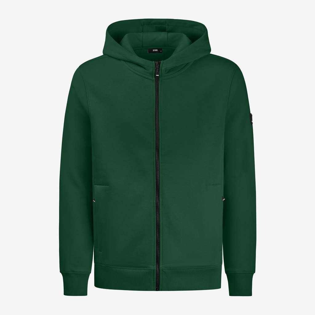 FHB QUENTIN Hoodie Jacke grün
