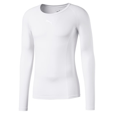 Puma teamLIGA Baselayer Funktionsshirt weiß