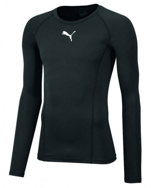 Puma teamLIGA Baselayer Funktionsshirt schwarz Kinder