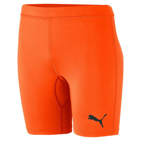 Puma teamLIGA Baselayer Funktionsshorts orange 