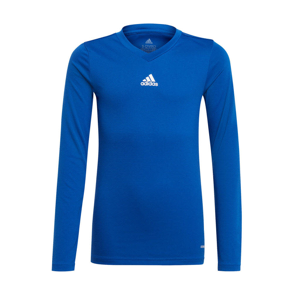 adidas Team Base Funktionsshirt Langarm blau Kinder