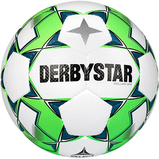 Derbystar FB-BRILLANT APS Fußball Gr.5 weiß unisex