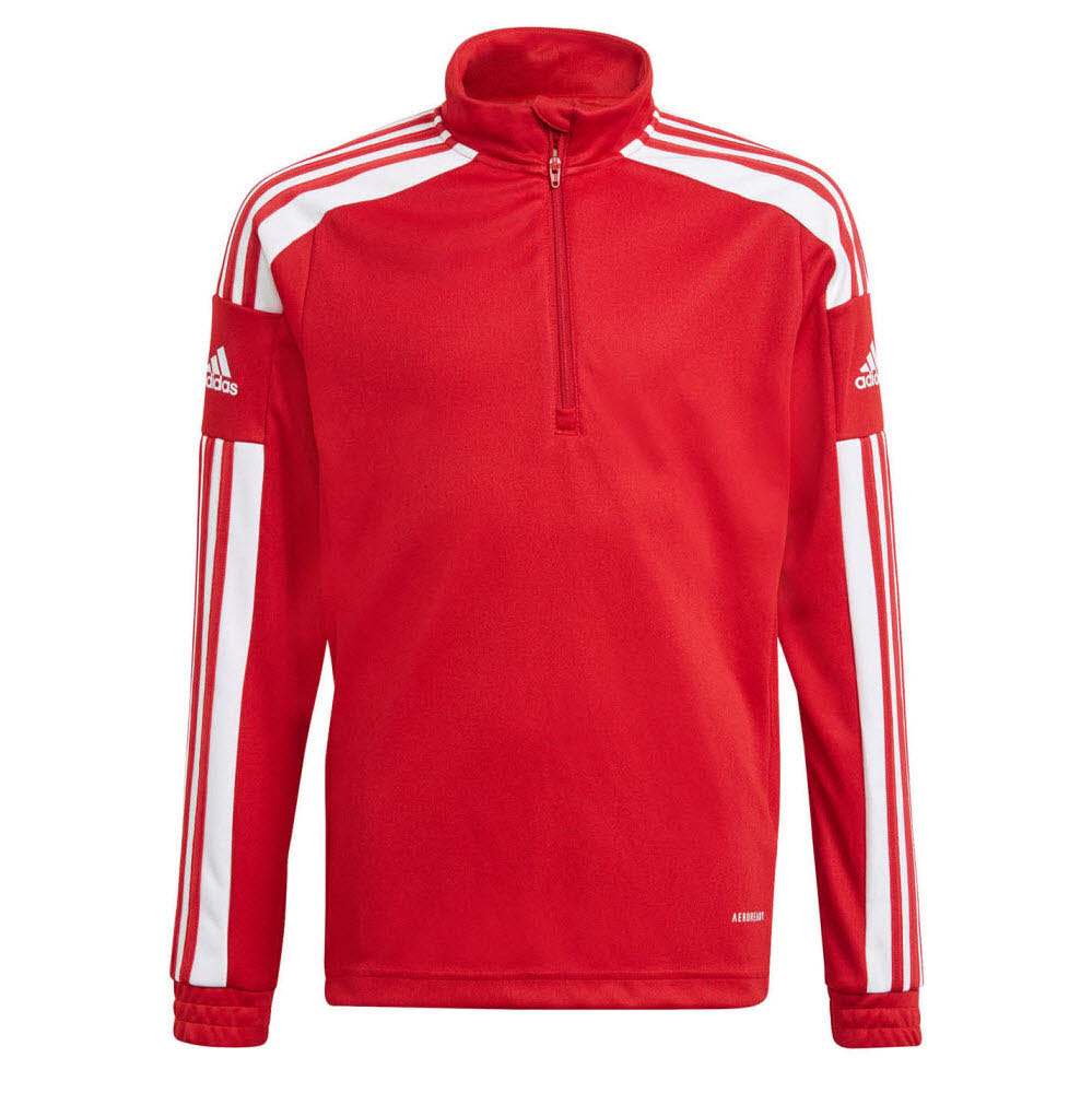 adidas Squadra 21 Zip-Trainingstop rot Kinder