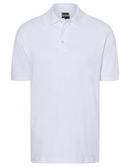 James & Nicholson Classic Polo weiß