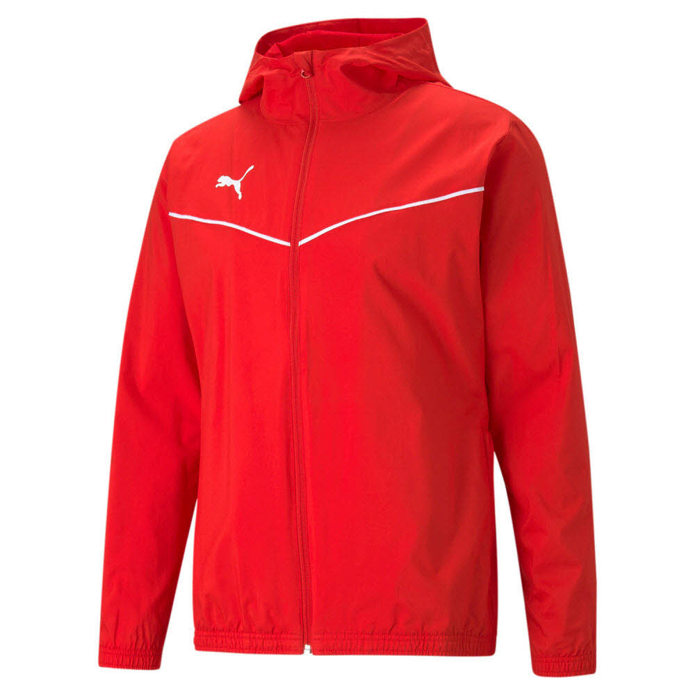 Puma teamRISE Allwetterjacke rot Kinder