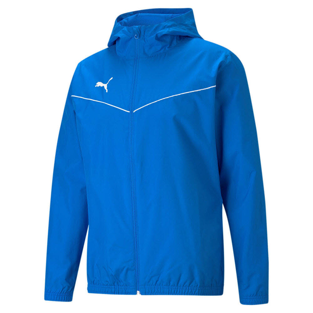 Puma teamRISE Allwetterjacke blau Kinder