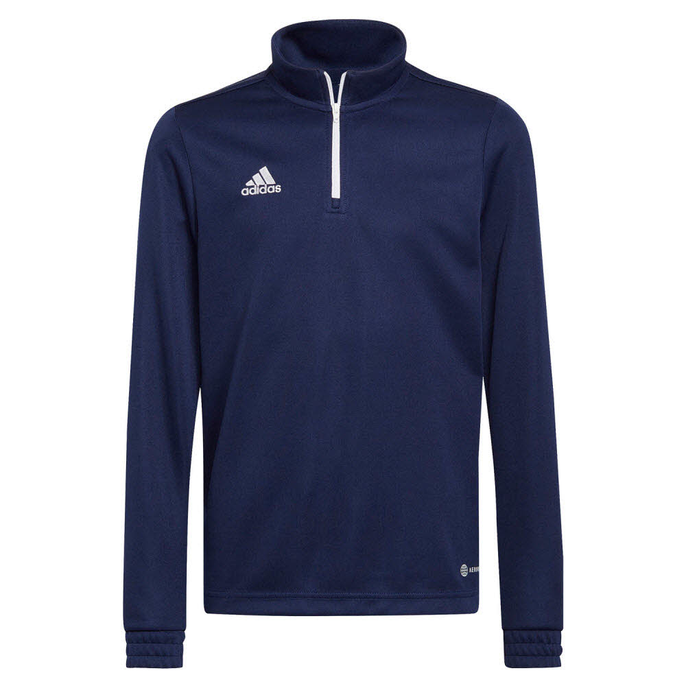 adidas Entrada 22 Zip-Trainingstop dunkelblau Kinder