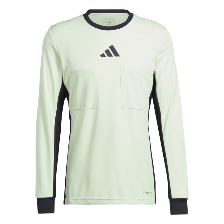 adidas Referee 24 Schiedsrichter Trikot Langarm grün