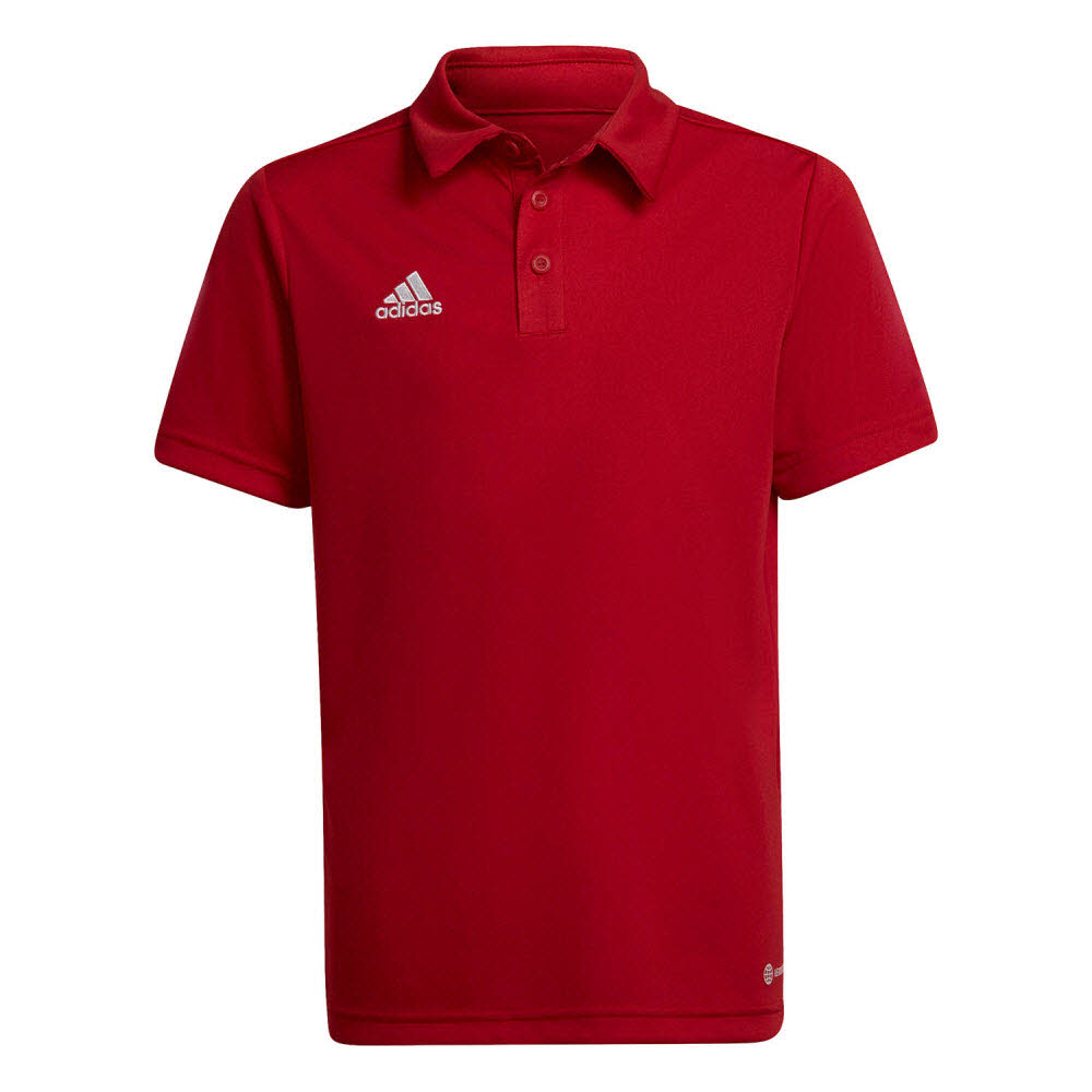 adidas Entrada 22 Poloshirt rot Kinder