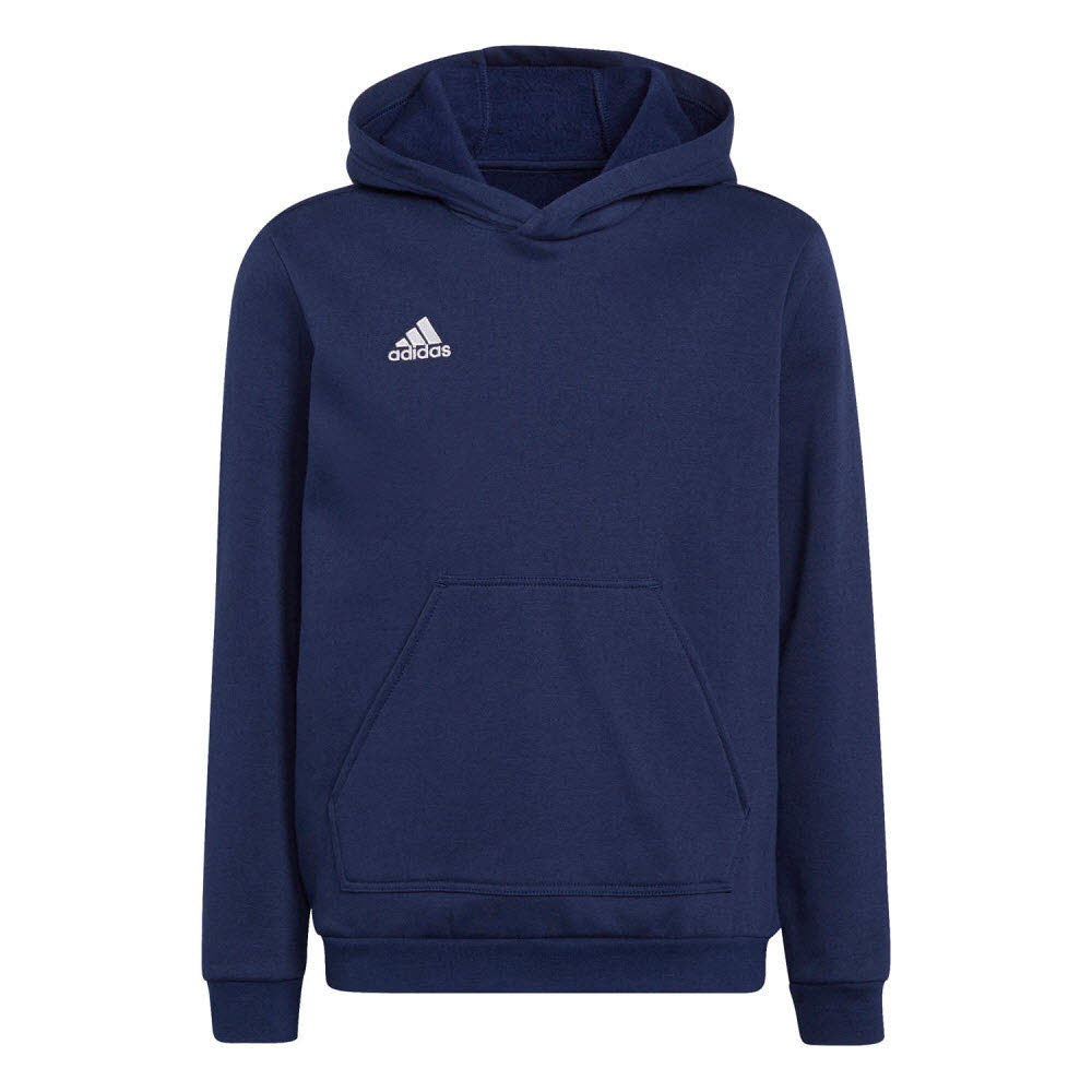 adidas Entrada 22 Kapuzenpullover dunkelblau Kinder