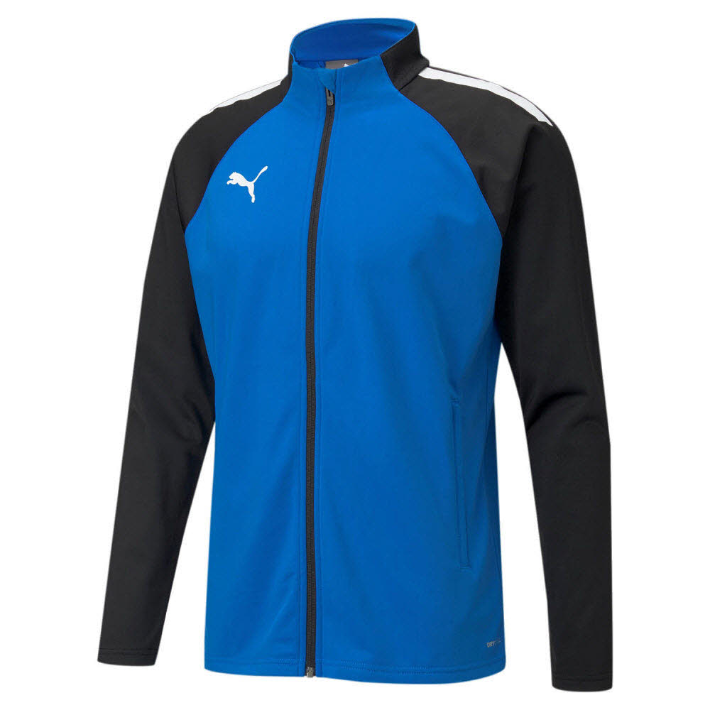 Puma teamLIGA Sideline Trainingsjacke blau 