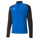 Puma teamLIGA Trainingspullover 1/4 Zip blau 