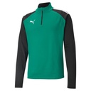 Puma teamLIGA Trainingspullover 1/4 Zip grün