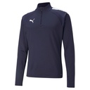 Puma teamLIGA Trainingspullover 1/4 Zip dunkelblau 