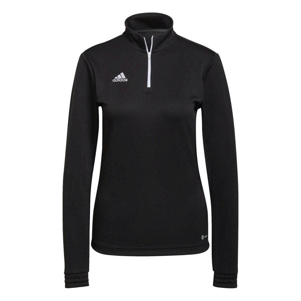 adidas Entrada 22 Zip-Trainingstop schwarz Damen