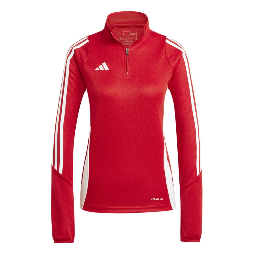 adidas Tiro 24 Zip-Trainingstop rot Damen