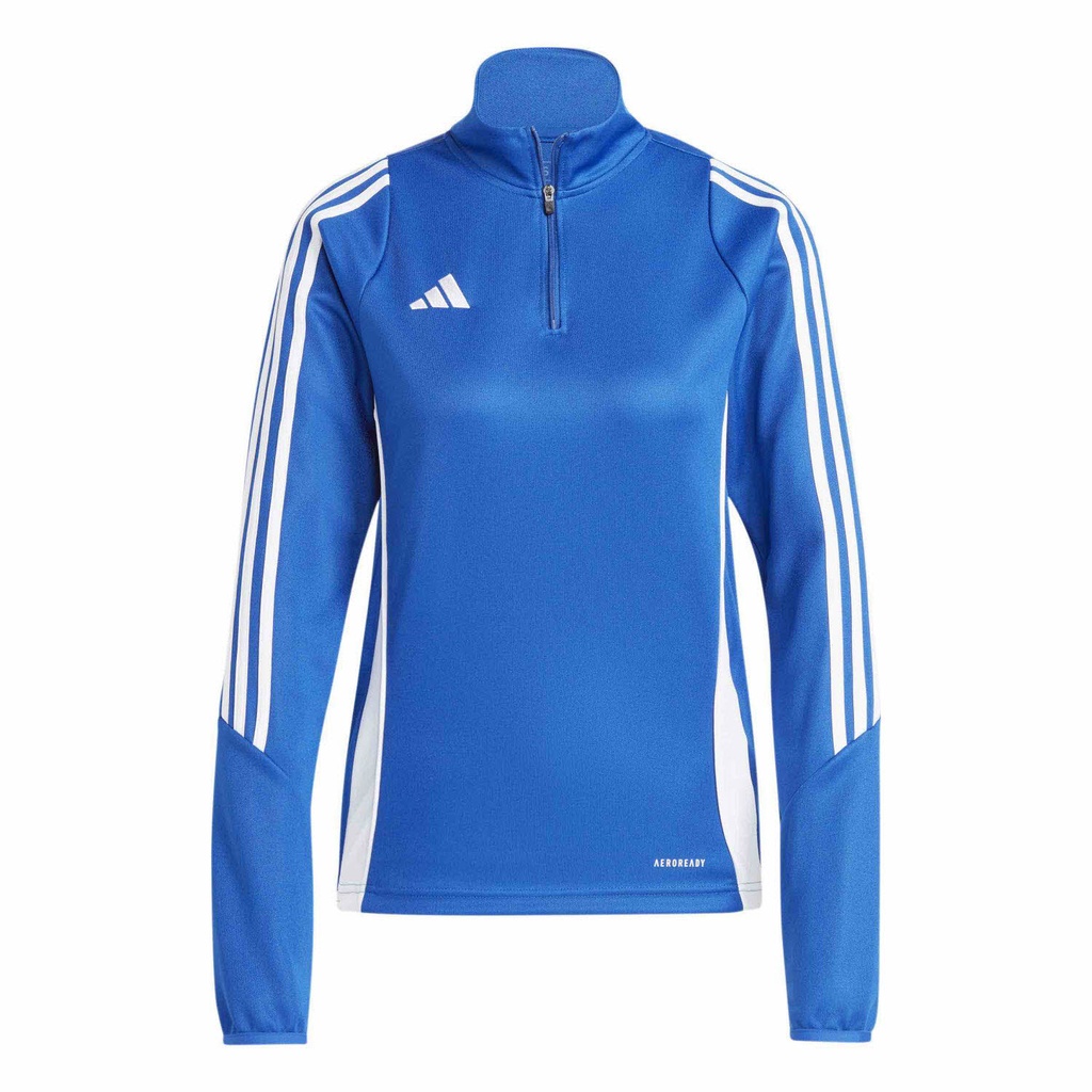 adidas Tiro 24 Zip-Trainingstop blau Damen