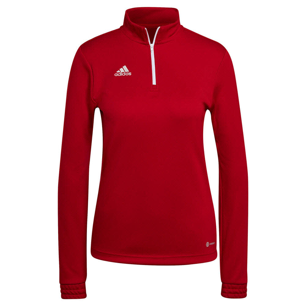 adidas Entrada 22 Zip-Trainingstop rot Damen