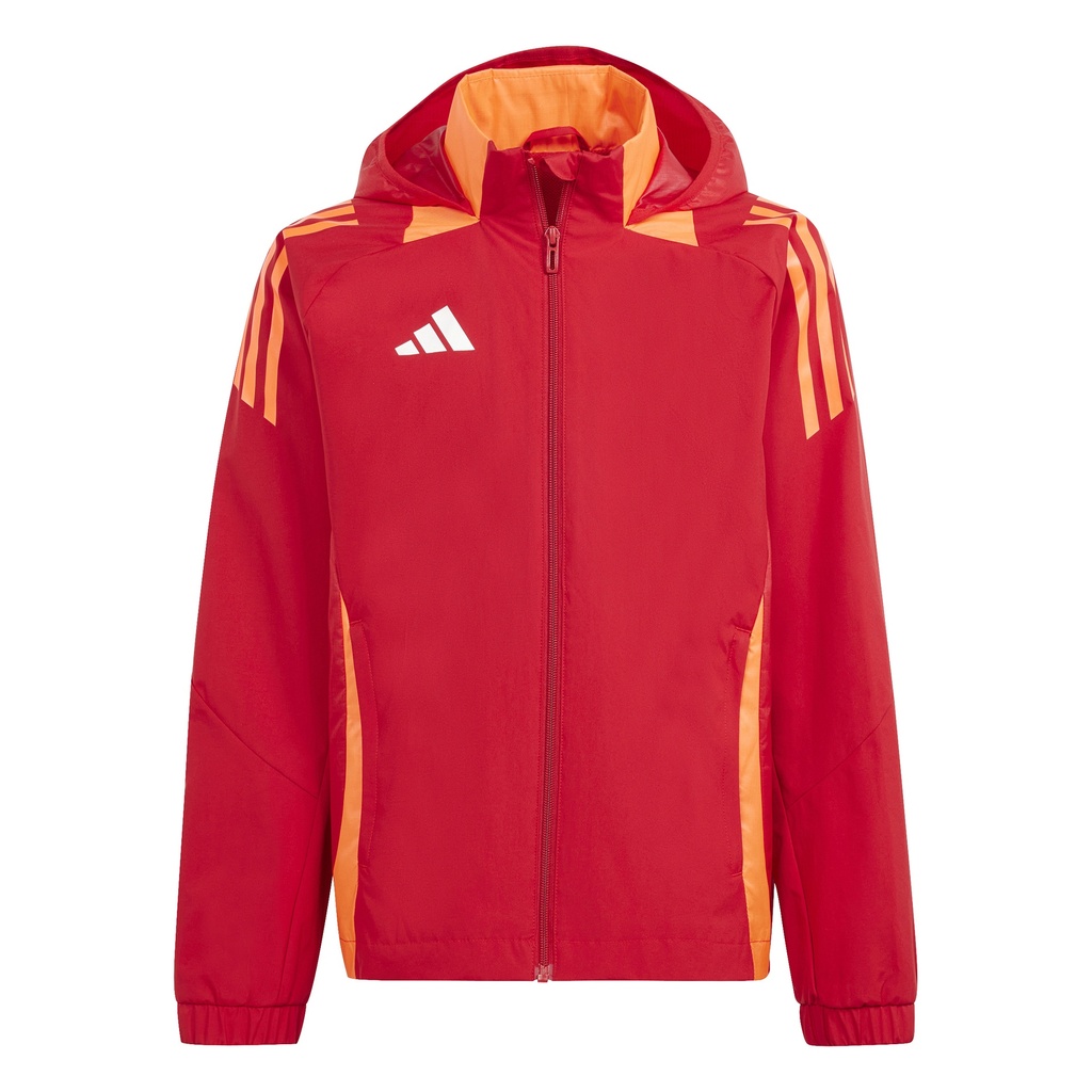 adidas Tiro 24 Competition Allwetterjacke rot Kinder