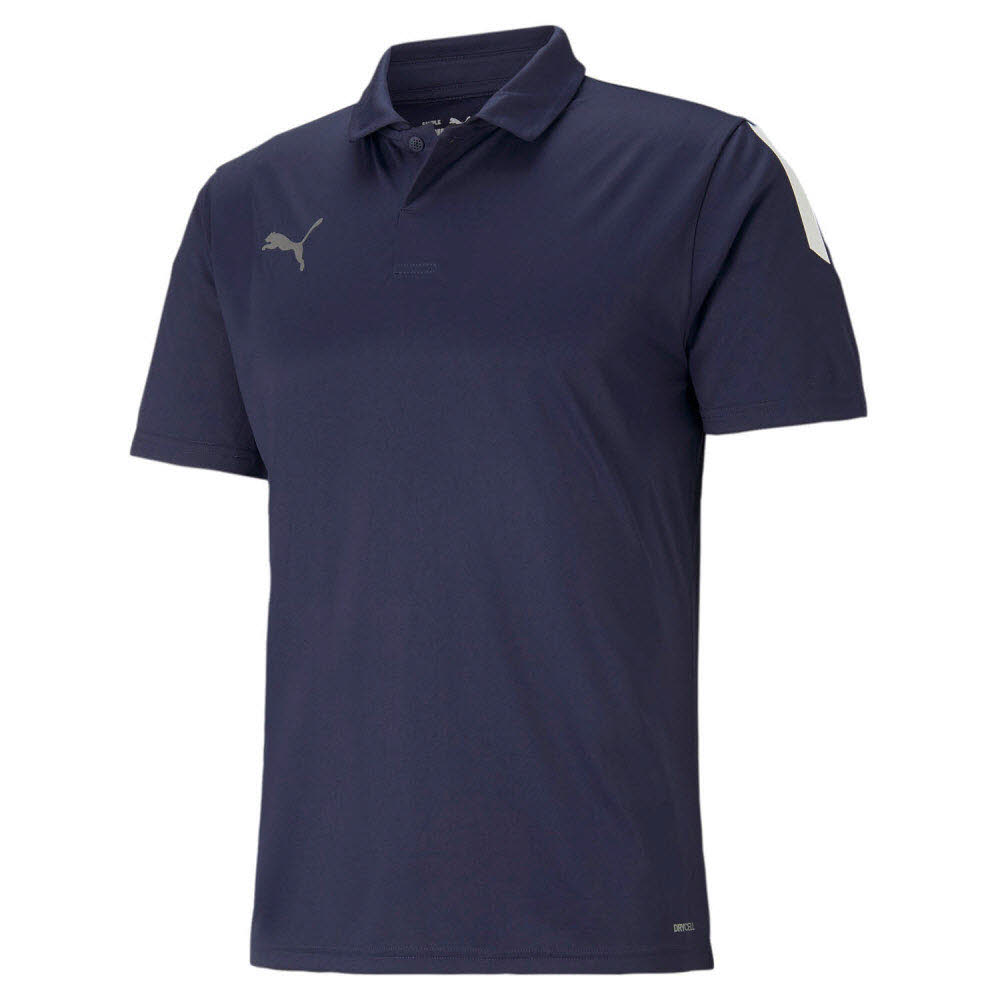 Puma teamLIGA Sideline Polo-Shirt dunkelblau