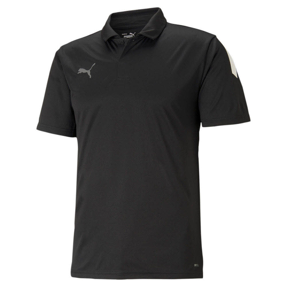 Puma teamLIGA Sideline Polo-Shirt schwarz Kinder