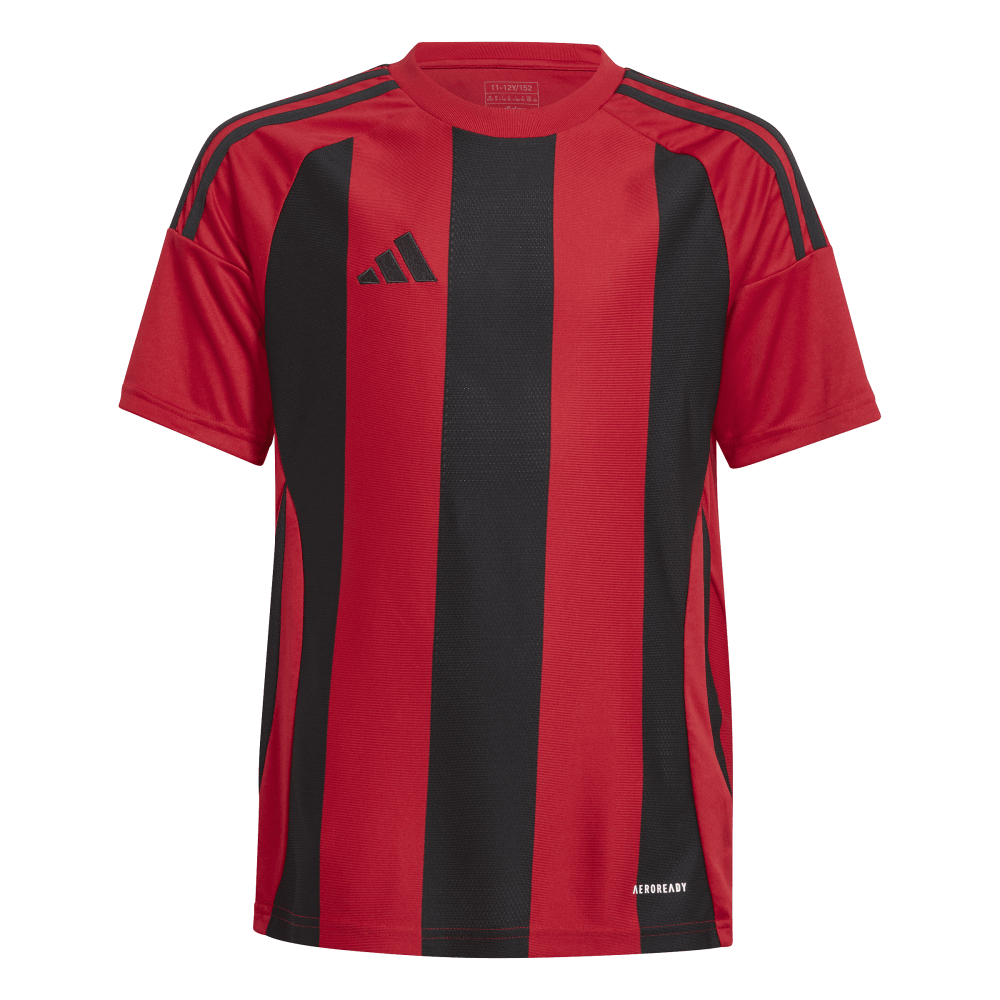 adidas Striped 24 Trikot schwarz-rot Kinder 
